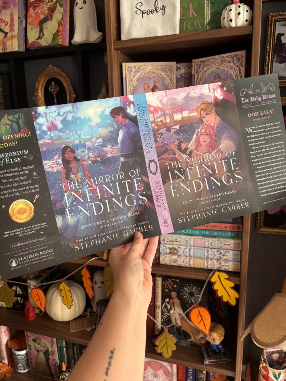 NWOT! Flatiron Books The Mirror of Infinite Endings Preorder Dust Jacket